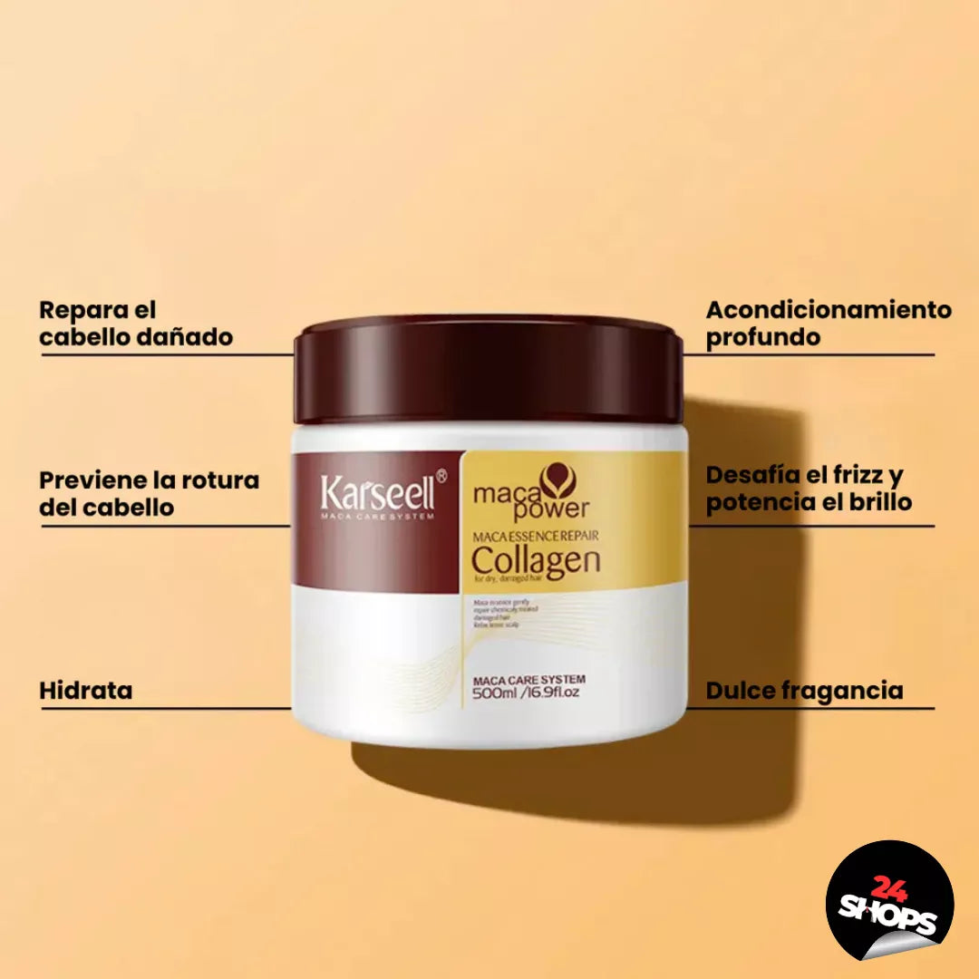 KARSEELL MASCARILLA CAPILAR – ALISADO Y BRILLO ✨