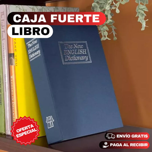 Caja Fuerte Modelo Libro Con Llave