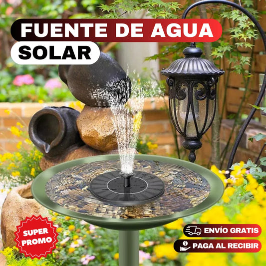 Fuente de Agua Solar - Transforma tu espacio ⛲🌞