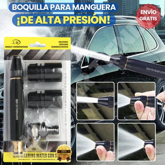 Boquilla de Alta Presión para Manguera  – Lavado Fácil y Rápido